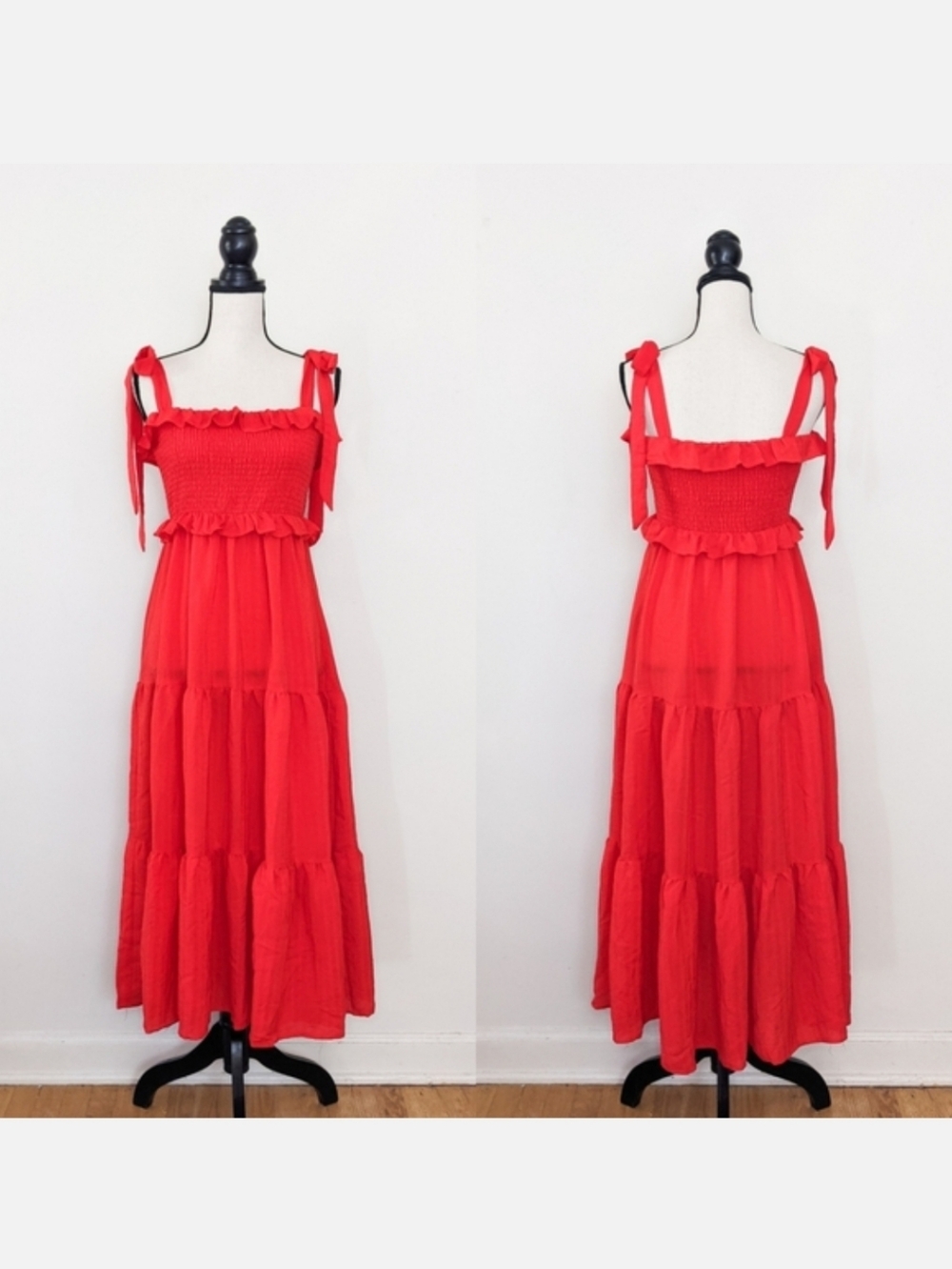 🦋LAST🦋 NWT A.Calin Flying Tomato Scarlet Midi Dress